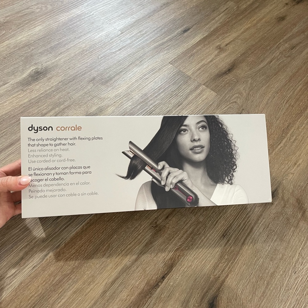 DYSON CORRALE straightener in Black Nickel and Fuchsia 💕